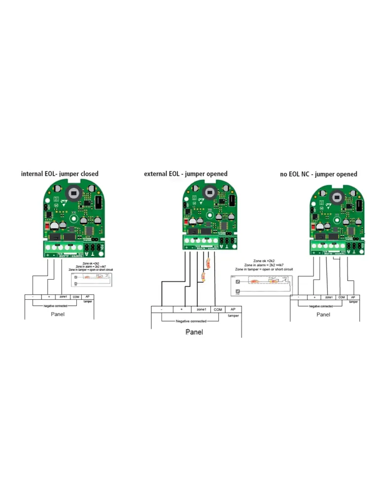 AMC Detector PIR analógico - Antimascotas - Cableado - Rango de detecc