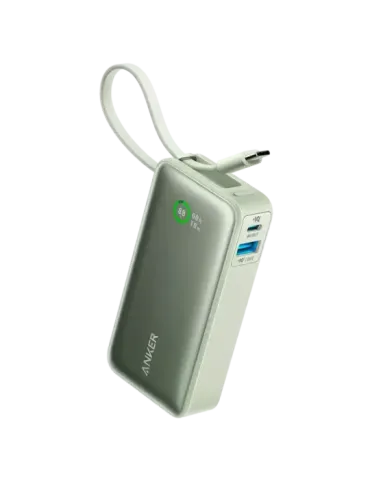 Anker Power Bank con pantalla LCD - Capacidad 10000mAh | Color verde -