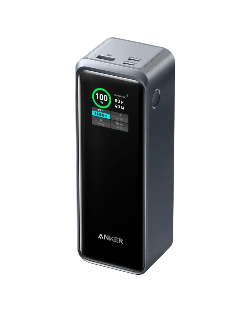Anker Power Bank con pantalla LCD - Capacidad 27650mAh - Entradas 2x U