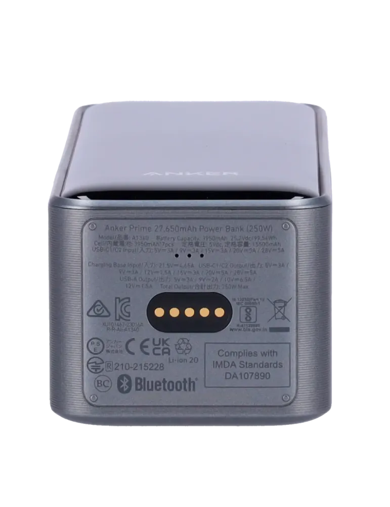Anker Power Bank con pantalla LCD - Capacidad 27650mAh - Entradas 2x U