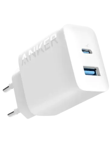 Anker - Cargador USB - Potencia 20W - Carga rápida - Salida USB-C y US