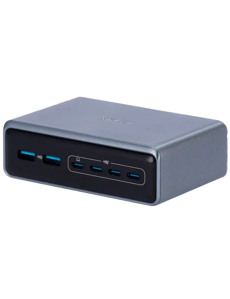 Anker - Cargador de escritorio - Potencia 200W - Salidas 4x USB-C, 2x