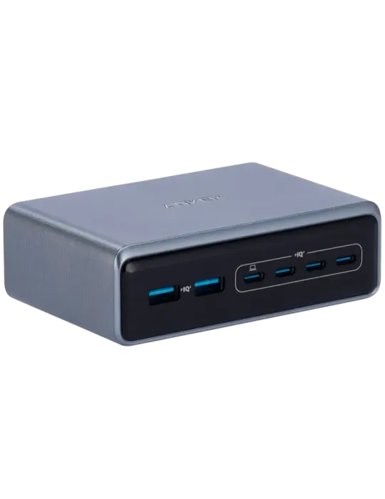 Anker - Cargador de escritorio - Potencia 200W - Salidas 4x USB-C, 2x