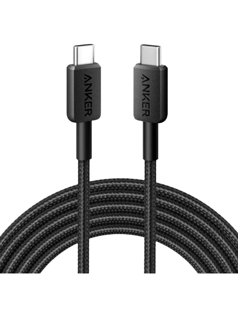 Anker - Cable USB2.0 - USB-C a USB-C - Cable de nylon trenzado - Longi