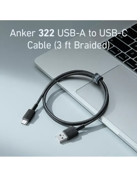 Anker - Cable USB2.0 - USB-A a USB-C - Cable de nylon trenzado - Longi
