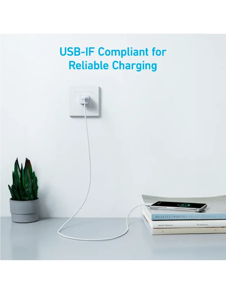 Anker - Cable USB2.0 - USB-A a USB-C - Cable de nylon trenzado - Longi