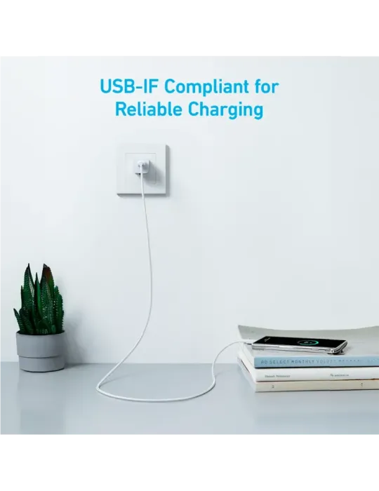 Anker - Cable USB2.0 - USB-A a USB-C - Cable de nylon trenzado - Longi