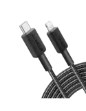 Anker - Cable USB2.0 - USB-C a Lightning - Cable de nylon trenzado - L