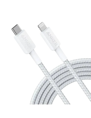 Anker - Cable USB2.0 - USB-C a Lightning - Cable de nylon trenzado - L