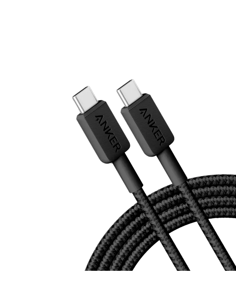 Anker - Cable USB2.0 - USB-C a USB-C - Cable de nylon trenzado - Longi