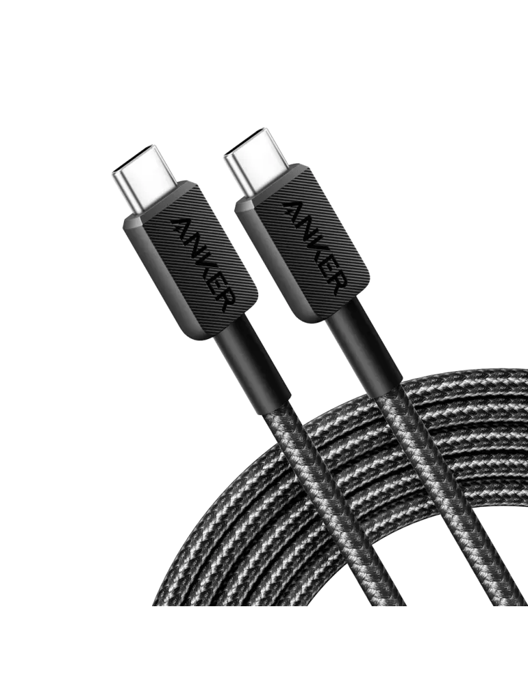 Anker - Cable USB2.0 - USB-C a USB-C - Cable de nylon trenzado - Longi