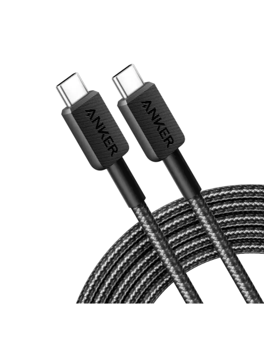 Anker - Cable USB2.0 - USB-C a USB-C - Cable de nylon trenzado - Longi