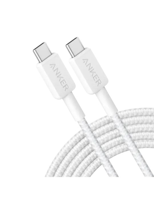 Anker - Cable USB2.0 - USB-C a USB-C - Cable de nylon trenzado - Longi