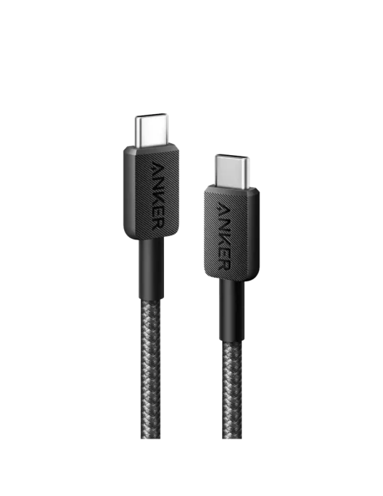 Anker - Cable USB2.0 - USB-C a USB-C - Cable de nylon trenzado - Longi
