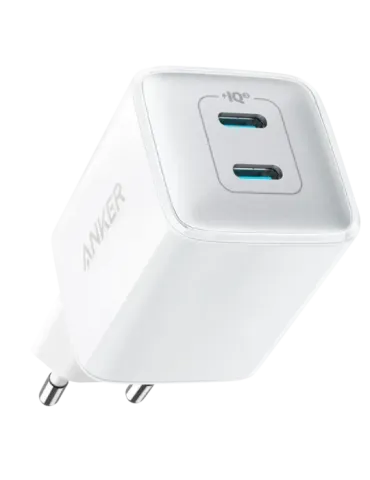 Anker - Cargador USB - Potencia 40W - Carga rápida - Salidas 2x USB-C