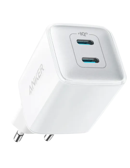 Anker - Cargador USB - Potencia 40W - Carga rápida - Salidas 2x USB-C