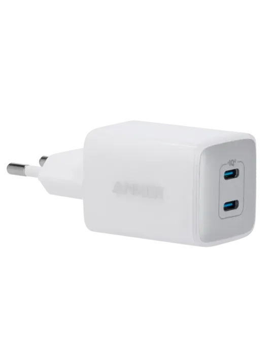Anker - Cargador USB - Potencia 40W - Carga rápida - Salidas 2x USB-C