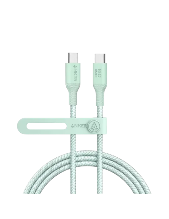 Anker - Cable USB2.0 - USB-C a USB-C - Cable de Bio-Nylon trenzado - L