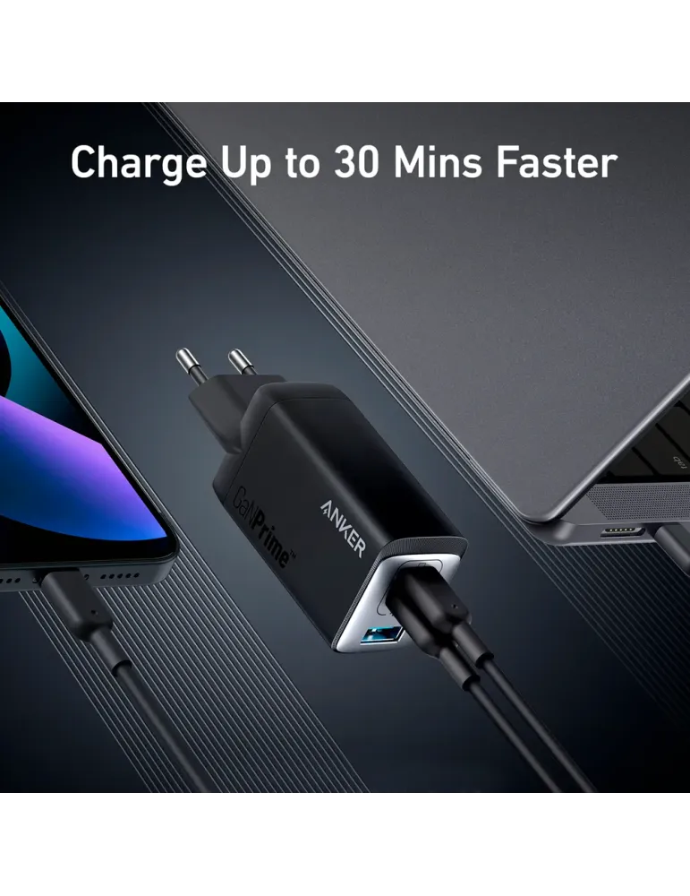 Anker - Cargador USB - Potencia 65W | Con tecnología GaNPrime - Carga
