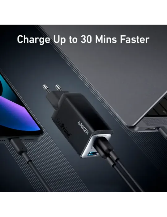 Anker - Cargador USB - Potencia 65W | Con tecnología GaNPrime - Carga