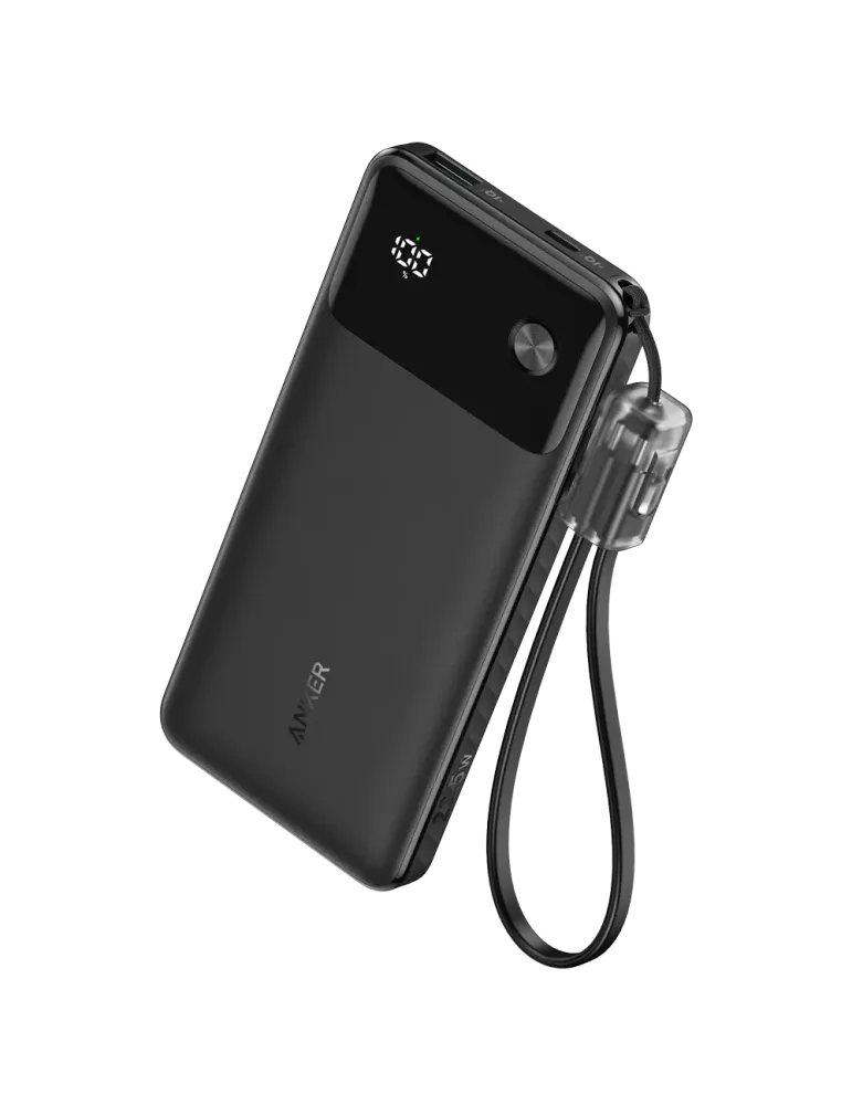 Anker Power bank con pantalla - Capacidad 10000mAh - Entradas USB-C -