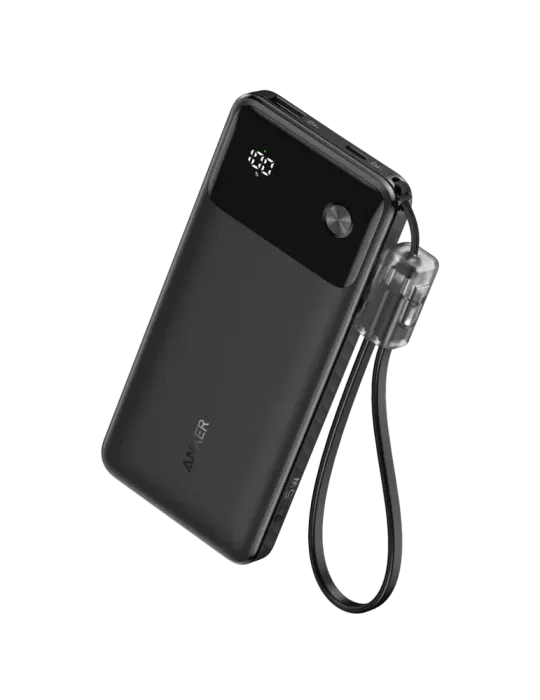 Anker Power bank con pantalla - Capacidad 10000mAh - Entradas USB-C -