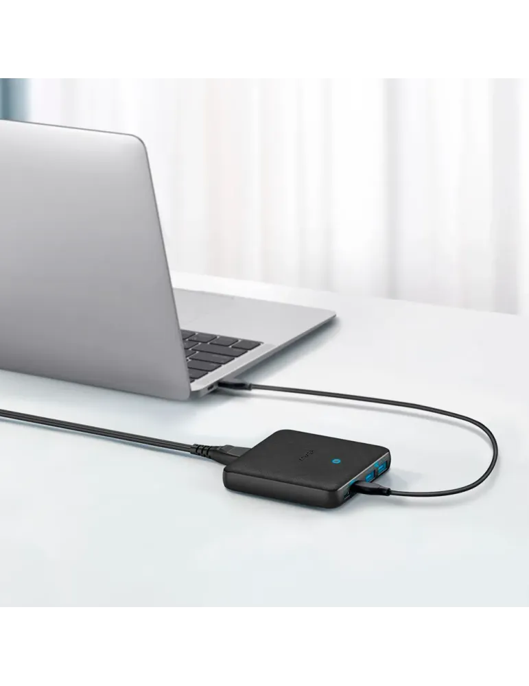 Anker - Cargador de escritorio - Carga rápida 65W - Salidas 2x USB-C,