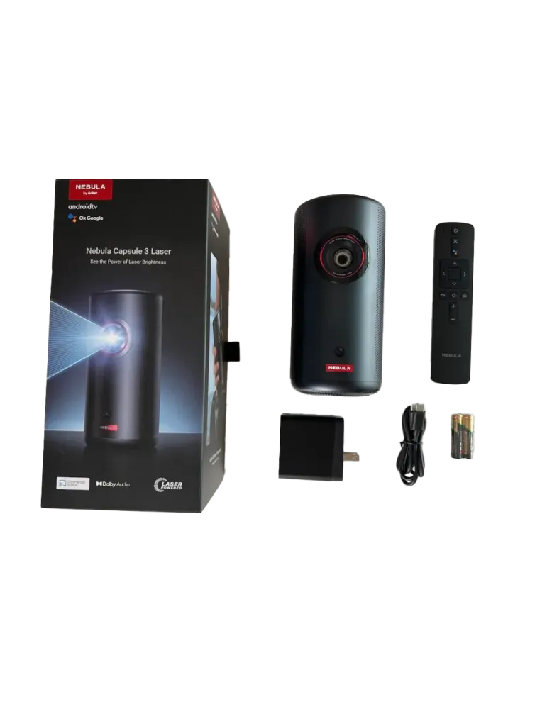Nebula Capsule 3 Proyector 1080p - Conexion WiFi / SO Google TV - Lumi