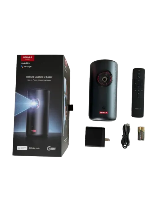 Nebula Capsule 3 Proyector 1080p - Conexion WiFi / SO Google TV - Lumi