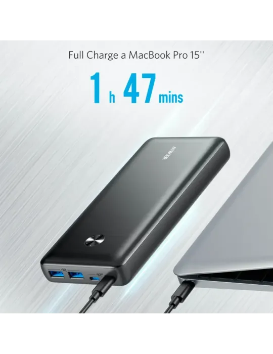 Anker Power bank con LEDs de carga - Capacidad 25600mAh - Entrada USB-