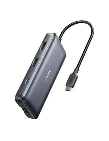 Anker - Hub USB-C 8 en 1 - Admite la carga PD100W - Transferencia de d