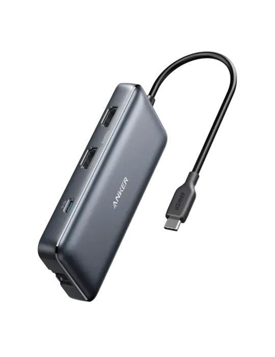Anker - Hub USB-C 8 en 1 - Admite la carga PD100W - Transferencia de d