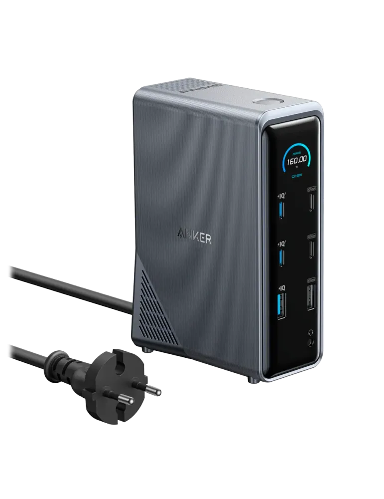 ANKER Estación de carga 14 en 1 Anker - 1x Ethernet 1Gbps - 7x USB-C,