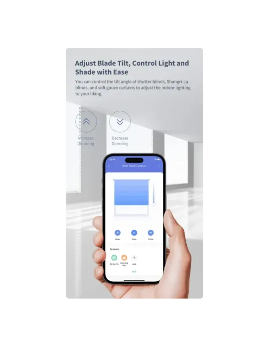 Aqara Control de Cortinas Enrollables T1S - Zigbee 3.0 - Matter over Z