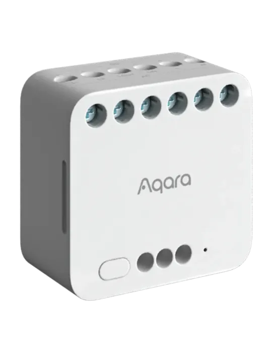 Aqara Módulo Relé Doble T2 - Zigbee 3.0 / Matter over Zigbee - Control
