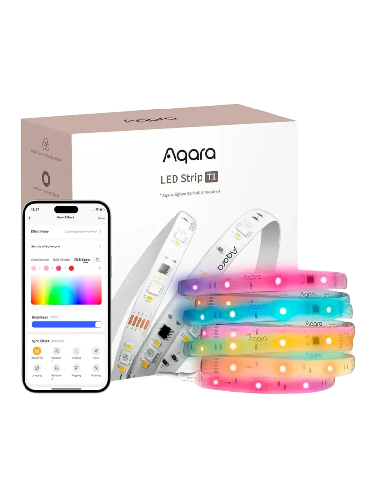 Aqara Tira LED T1 (2m) - Zigbee 3.0 / Matter over Zigbee - Requiere AQ