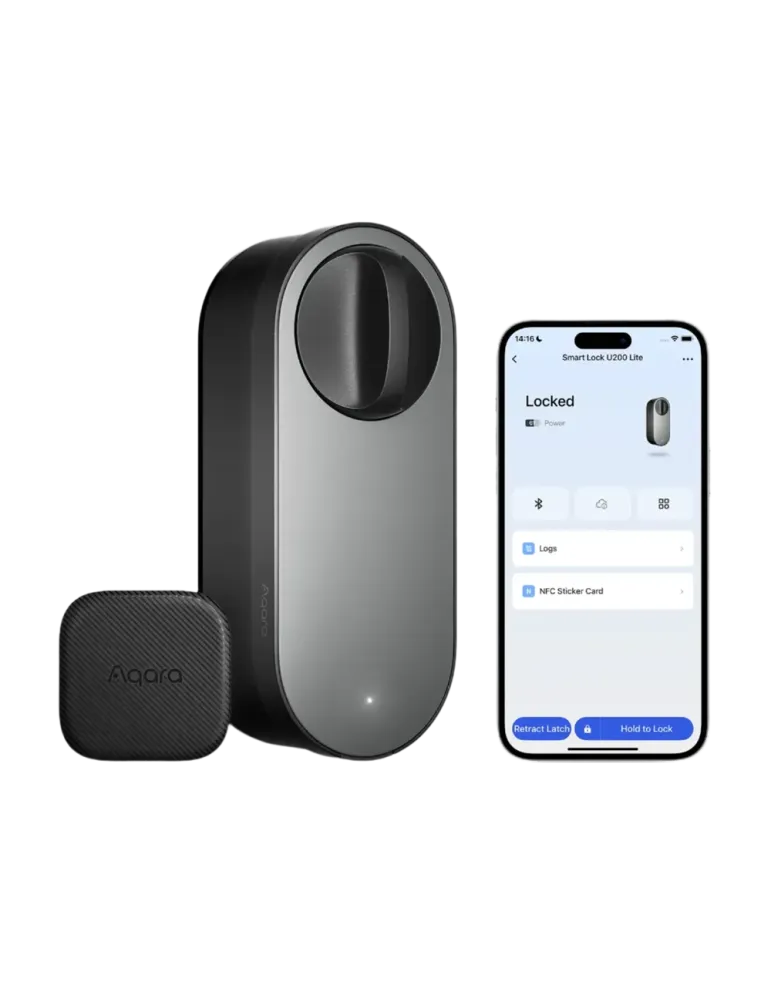 Aqara Cerradura inteligente U200 Lite Negro - Matter over Thread / Blu