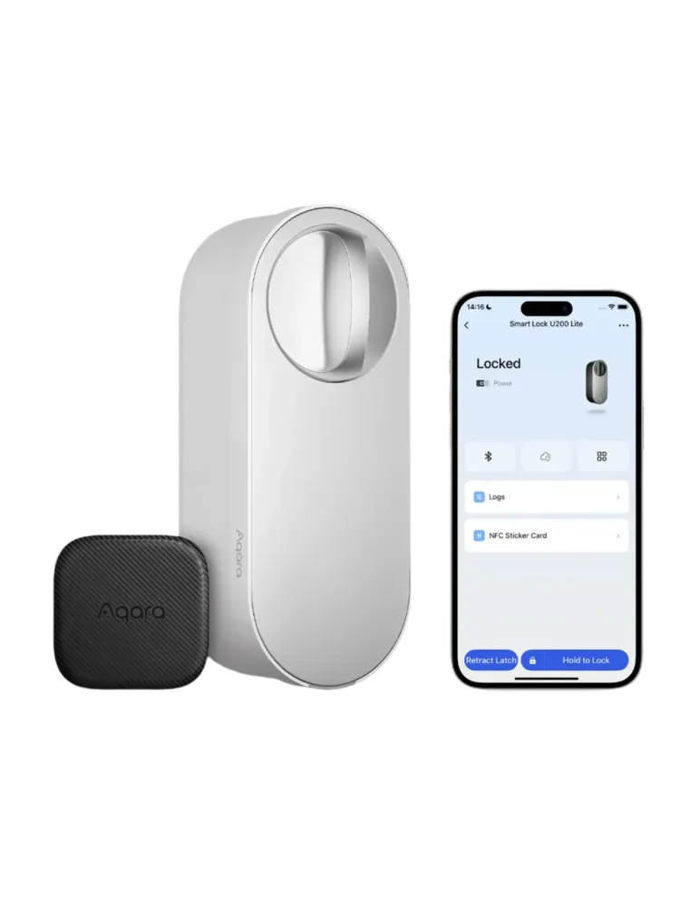 Aqara Cerradura inteligente U200 Lite Blanco - Matter over Thread / Bl