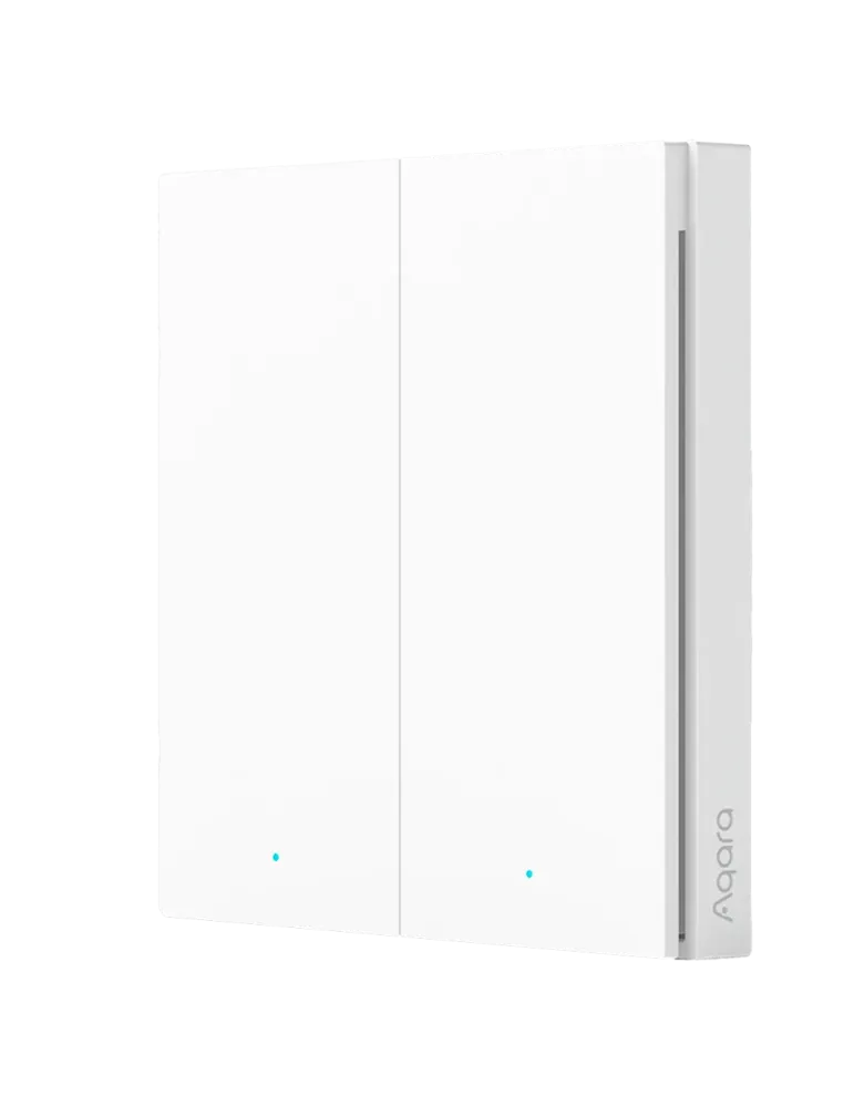 Aqara Interruptor Inalámbrico H1 Doble - Zigbee 3.0 - Requiere AQARA H