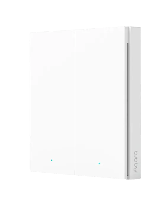 Aqara Interruptor Inalámbrico H1 Doble - Zigbee 3.0 - Requiere AQARA H