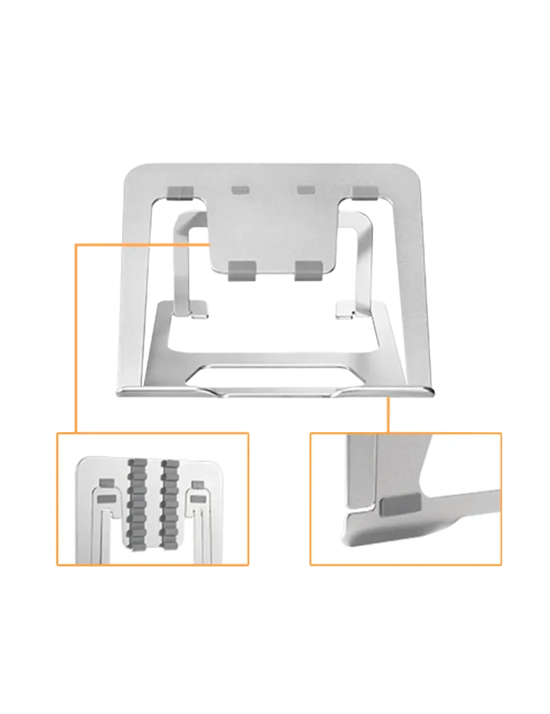 MARCA BLANCA Soporte plegable para portátil - Peso soportado 5 Kg