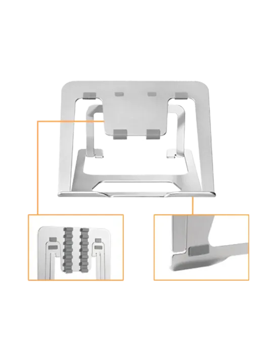 MARCA BLANCA Soporte plegable para portátil - Peso soportado 5 Kg