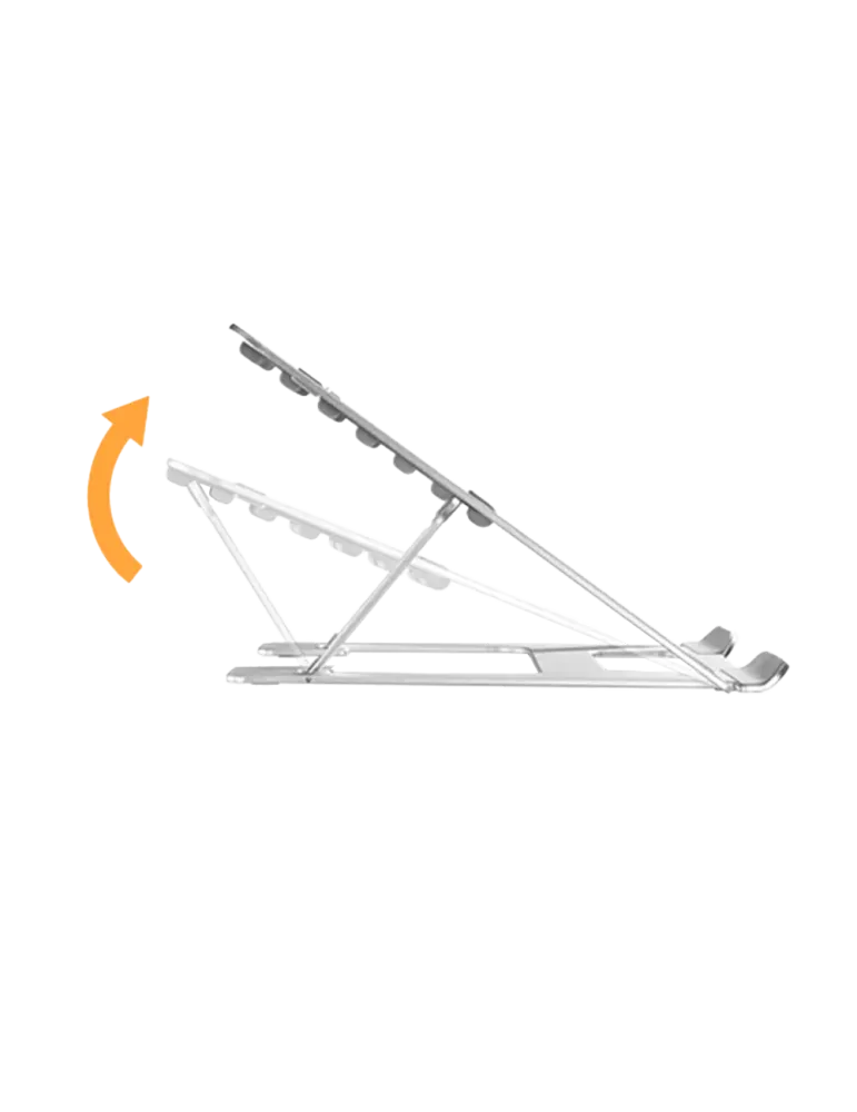 MARCA BLANCA Soporte plegable para portátil - Peso soportado 5 Kg