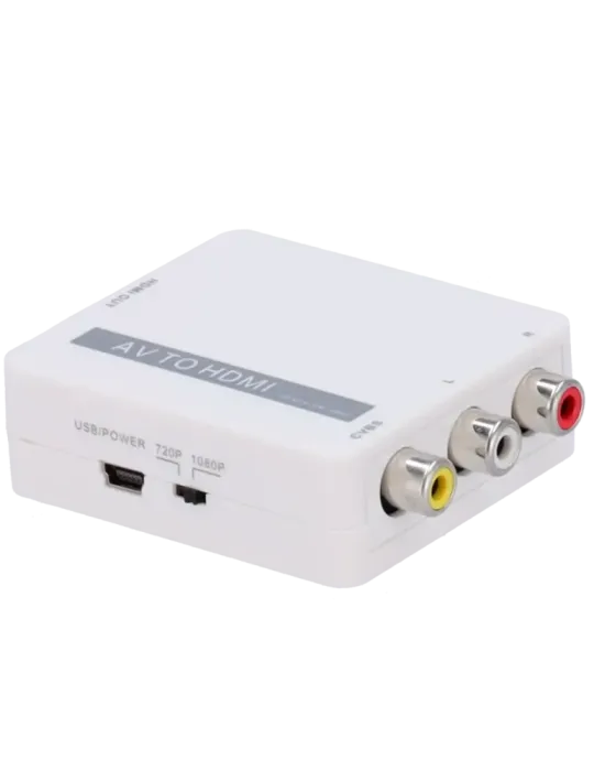 MARCA BLANCA Convertidor AV a HDMI - 1 entrada AV - 1 salida HDMI - Re