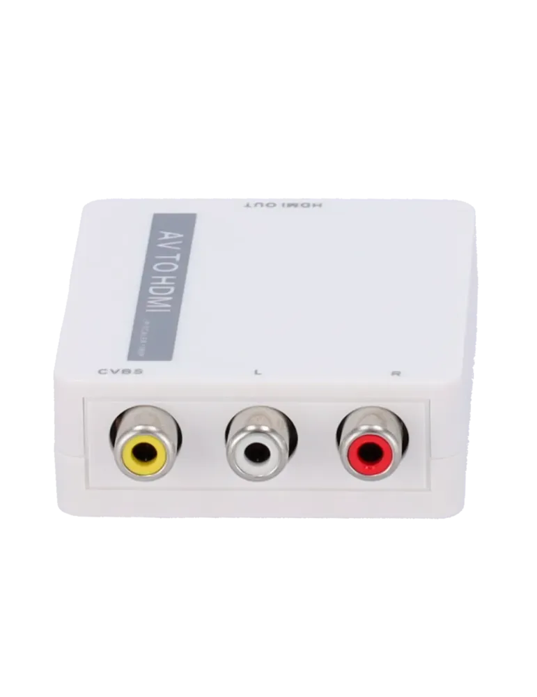 MARCA BLANCA Convertidor AV a HDMI - 1 entrada AV - 1 salida HDMI - Re
