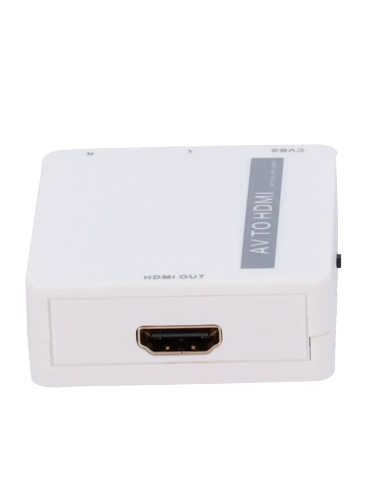 MARCA BLANCA Convertidor AV a HDMI - 1 entrada AV - 1 salida HDMI - Re