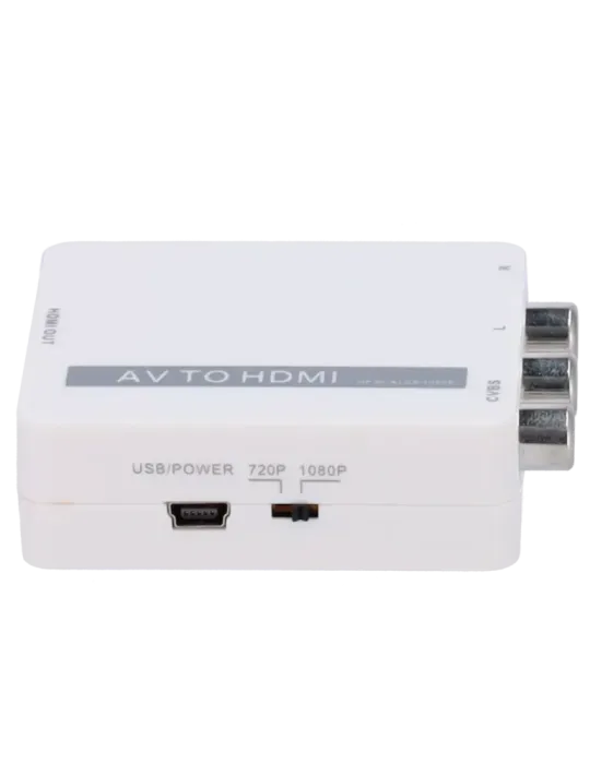 MARCA BLANCA Convertidor AV a HDMI - 1 entrada AV - 1 salida HDMI - Re