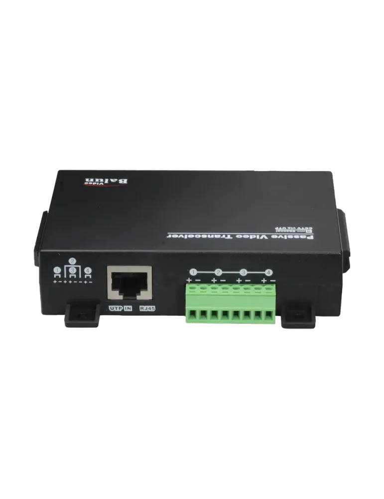 MARCA BLANCA Video Balun para HDTVI / HDCVI / AHD /CVBS - 4 canales pa