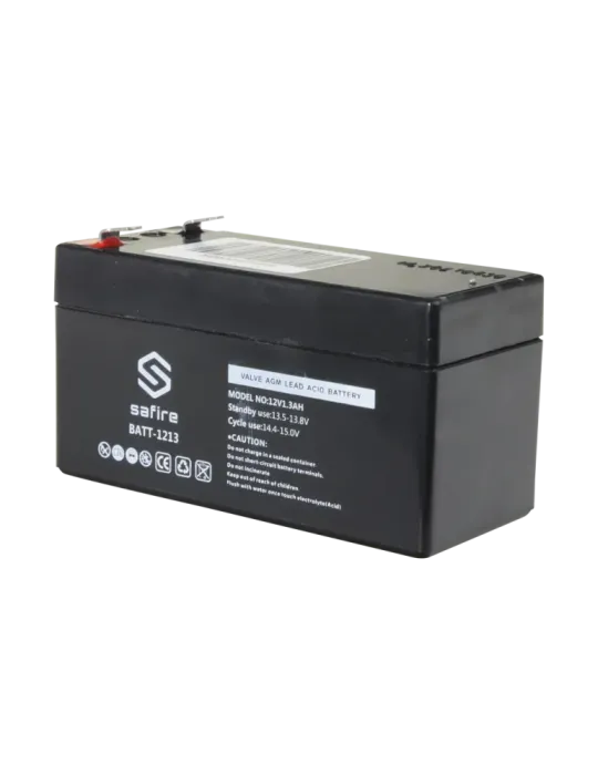 SAFIRE Batería recargable - Tecnología plomo ácido AGM - Voltaje 12 V