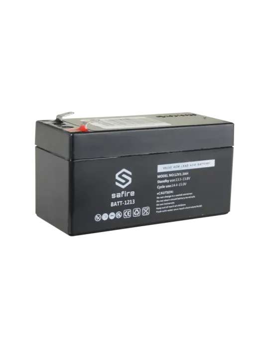 SAFIRE Batería recargable - Tecnología plomo ácido AGM - Voltaje 12 V